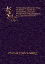 Pindar in English Rhyme: Being an Attempt to Render the Epinikian Odes, with the Principal Remaining Fragments, Into English Rhymed Verse - Thomas Charles Baring