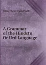 A Grammar of the Hindstn Or Urd Language - John Thompson Platts