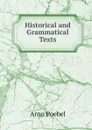 Historical and Grammatical Texts - Arno Poebel