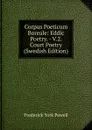 Corpus Poeticum Boreale: Eddic Poetry. - V.2. Court Poetry (Swedish Edition) - Frederick York Powell