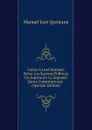 Cartas A Lord Holland: Sobre Los Sucesos Politicos De Espana En La Segunda Epoca Constitucional . (Spanish Edition) - Manuel José Quintana