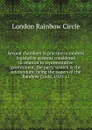 Second chambers in practice in modern legislative systems considered in relation to representative government, the party system . the referendum: being the papers of the Rainbow Circle, 1910-11 - London Rainbow Circle