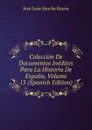 Coleccion De Documentos Ineditos Para La Historia De Espana, Volume 13 (Spanish Edition) - José León Sancho Rayón