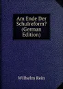 Am Ende Der Schulreform. (German Edition) - Wilhelm Rein