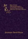 Repertorium Commentationum a Societatibus Litterariis Editorum (German Edition) - Jeremias David Reuss