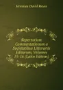 Repertorium Commentationum a Societatibus Litterariis Editarum, Volumes 15-16 (Latin Edition) - Jeremias David Reuss