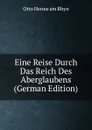 Eine Reise Durch Das Reich Des Aberglaubens (German Edition) - Otto Henne am Rhyn