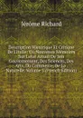 Description Historique Et Critique De L.italie: Ou Nouveaux Memoires Sur L.etat Actuel De Son Gouvernement, Des Sciences, Des Arts, Du Commerce, De La . Naturelle, Volume 5 (French Edition) - Jérôme Richard