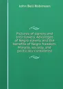 Pictures of slavery and anti-slavery. Advantges of Negro slavery and the benefits of Negro freedom. Morally, socially, and politically considered - John Bell Robinson