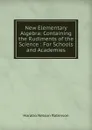 New Elementary Algebra: Containing the Rudiments of the Science : For Schools and Academies - Horatio N. Robinson