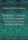 Bullettino - Istituto di diritto romano 