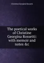 The poetical works of Christine Georgina Rossetti: with memoir and notes .c. - Christina Georgina Rossetti