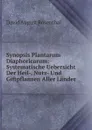 Synopsis Plantarum Diaphoricarum: Systematische Uebersicht Der Heil-, Nutz- Und Giftpflanzen Aller Lander - David August Rosenthal