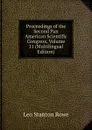 Proceedings of the Second Pan American Scientific Congress, Volume 11 (Multilingual Edition) - Leo Stanton Rowe