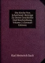 Die Kirche Von Schottland: Beitrage Zu Deren Geschichte Und Beschreibung, Volume 2 (German Edition) - Karl Heinrich Sack