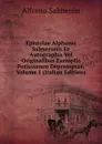 Epistolae Alphonsi Salmeronis Ex Autographis Vel Originalibus Exemplis Potissimum Depromptae, Volume 1 (Italian Edition) - Alfonso Salmerón