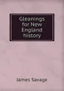 Gleanings for New England history - James Savage