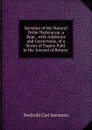 Revision of the Natural Order Hederaceae, a Repr., with Additions and Corrections, of a Series of Papers Publ. in the .journal of Botany.. - Berthold Carl Seemann