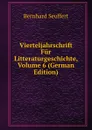 Vierteljahrschrift Fur Litteraturgeschichte, Volume 6 (German Edition) - Bernhard Seuffert
