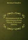 Vierteljahrschrift Fur Litteraturgeschichte, Volume 4 (German Edition) - Bernhard Seuffert