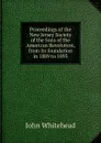 Proceedings of the New Jersey Society of the Sons of the American Revolution, from its foundation in 1889 to 1893 - John Whitehead