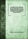 Gastmahler Und Trinkgelage Bei Den Deutschen: Von Den Altesten Zeiten Bis Ins Neunte Jahrhundert : Ein Beitrag Zur Deutschen Kulturgeschichte (German Edition) - Franz Anton Specht