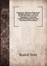 Polyglotten--Bibel Zum Praktischen Handgebrauch: Bd., 1. Abth. Die Historischen Bucher Des Alten Testaments.  2. Abth. Die Prophetischen Bucher Des Alten Testaments (Polish Edition) - Rudolf Stier