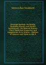 Saratoga Springs: Its Hotels, Boarding Houses and Health Institutions ; Its Mineral Waters, Their Medicinal Properties and Suggestions As to Where, . Matters of Interest and Value to the P - Seneca Ray Stoddard