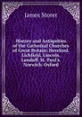 History and Antiquities of the Cathedral Churches of Great Britain: Hereford. Lichfield. Lincoln. Landaff. St. Paul.s. Norwich. Oxford - James Storer
