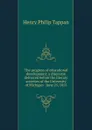 The progress of educational development: a discourse delivered before the literary societies of the University of Michigan . June 25, 1855 - Henry Philip Tappan