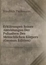 Erklarungen Seiner Abbildungen Der Pulsadern Des Menschlichen Korpers (German Edition) - Friedrich Tiedemann