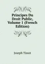 Principes Du Droit Public, Volume 1 (French Edition) - Joseph Tissot