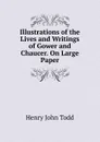 Illustrations of the Lives and Writings of Gower and Chaucer. On Large Paper. - Henry John Todd