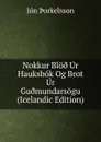 Nokkur Blo. Ur Hauksbok Og Brot Ur Gu.mundarsogu (Icelandic Edition) - Jón Þorkelsson