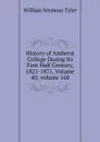 History of Amherst College During Its First Half Century, 1821-1871, Volume 40;.volume 168 - William Seymour Tyler