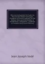 OEuvres Complettes De Vade, Ou Recueil Des Opera Comiques, Parodies . Pieces Fugitives De Cet Auteur. Avec Les Airs, Rondes . Vaudevilles: L.Impromtu . Indecise. La Canadienne (French Edition) - Jean Joseph Vadé