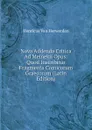 Nova Addenda Critica Ad Meinekii Opus: Quod Inscribitur Fragmenta Comicorum Graecorum (Latin Edition) - Henricus van Herwerden