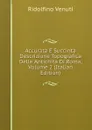 Accurata E Succinta Descrizione Topografica Delle Antichita Di Roma, Volume 2 (Italian Edition) - Ridolfino Venuti