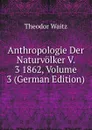 Anthropologie Der Naturvolker V. 3 1862, Volume 3 (German Edition) - Theodor Waitz