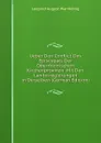 Ueber Den Conflict Des Episcopats Der Oberrheinischen Kirchenprovinzn: Mit Den Landesregierungen in Derselben (German Edition) - Leopold August Warnkönig