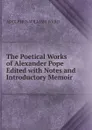 The Poetical Works of Alexander Pope Edited with Notes and Introductory Memoir - Adolphus William Ward