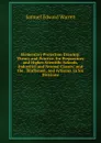 Elementary Projection Drawing: Theory and Practice. for Preparatory and Higher Scientific Schools, Industrial and Normal Classes; and the . Draftsmen, and Artisans. in Six Divisions - Samuel Edward Warren