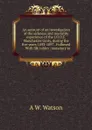 An account of an investigation of the sickness and mortality experience of the I.O.O.F. Manchester Unity, during the five years 1893-1897 . Followed . . With life tables . monetary ta - A W. Watson