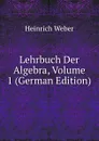 Lehrbuch Der Algebra, Volume 1 (German Edition) - Heinrich Weber