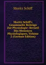 Moritz Schiff.s Gesammelte Beitrage Zur Physiologie: Recueil Des Memoires Physiologiques, Volume 2 (German Edition) - Moritz Schiff