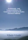 Erziehungs- und Unterrichtslehre fur Gymnasien und Realschulen (German Edition) - Wilhelm Schrader