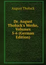 Dr. August Tholuck.s Werke, Volumes 5-6 (German Edition) - August Tholuck