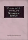 Fornnordisk Formlara (Norwegian Edition) - Ludvig Frands Adalbert Wimmer
