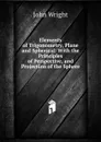 Elements of Trigonometry, Plane and Spherical: With the Principles of Perspective, and Projection of the Sphere - John Wright