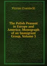 The Polish Peasant in Europe and America: Monograph of an Immigrant Group, Volume 3 - Florian Znaniecki